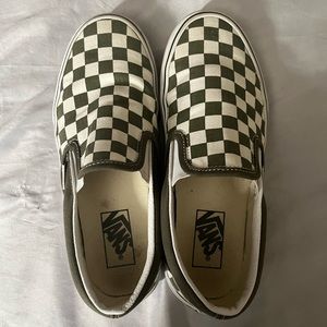 cute army green vans